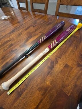 Marucci Purple/White Wood Baseball Bat - Classic Men's Bat